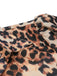 2PCS Leopard Lapel Romper & Khaki Skirt: timeless style reimagined