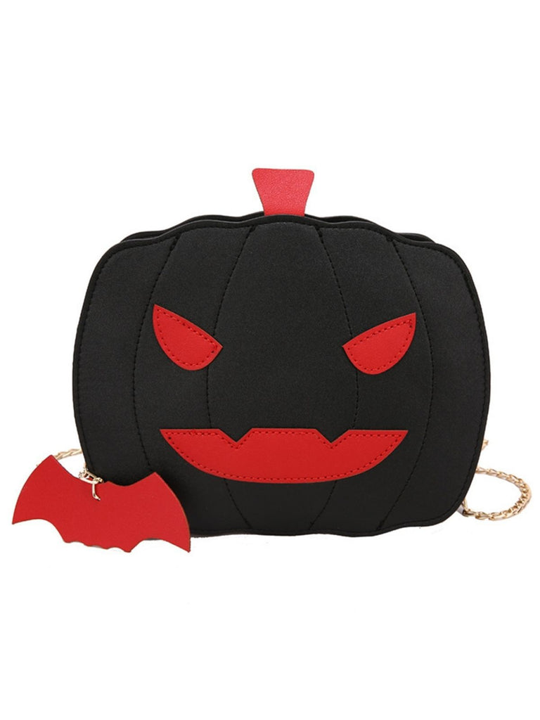 Retro Halloween Pumpkin Shoulder Bag