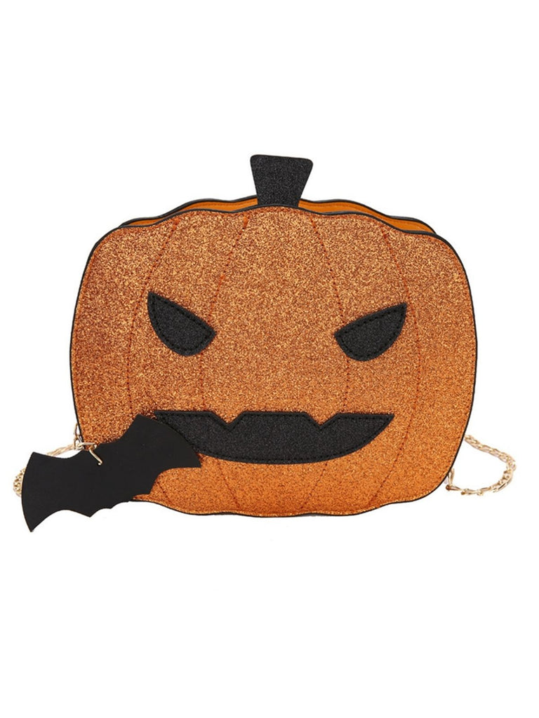 Retro Halloween Pumpkin Shoulder Bag