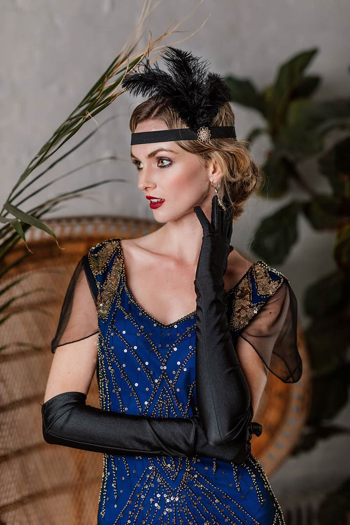 [Clearance] 1920s Sequined Maxi Flapper Dress