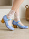 Retro Mid Heels Mary Jane Shoes