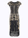 Black 1920s Sequined Flapper Dress: timeless style reimagined