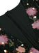 Black 1950s Lace Flowers Swing Dress — vintage elegance for the modern woman