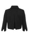 Black 1950s Retro Woolen Wrap Bolero Jacket: timeless style reimagined