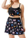Black 1950s Vintage Butterfly Strap Swimsuit: timeless style reimagined
