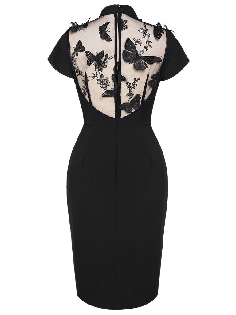 1960s Butterfly Backless Pencil Dress | 1960s | vintage dress, retro fashion