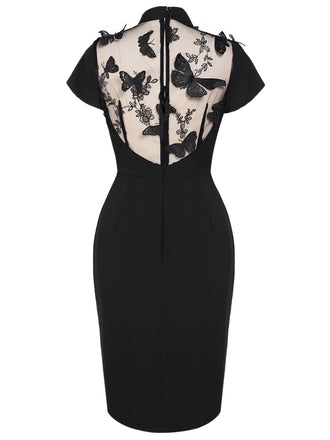 1960s Butterfly Backless Pencil Dress | 1960s | vintage dress, retro fashion