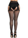 Black Lace Hollow Stockings: timeless style reimagined