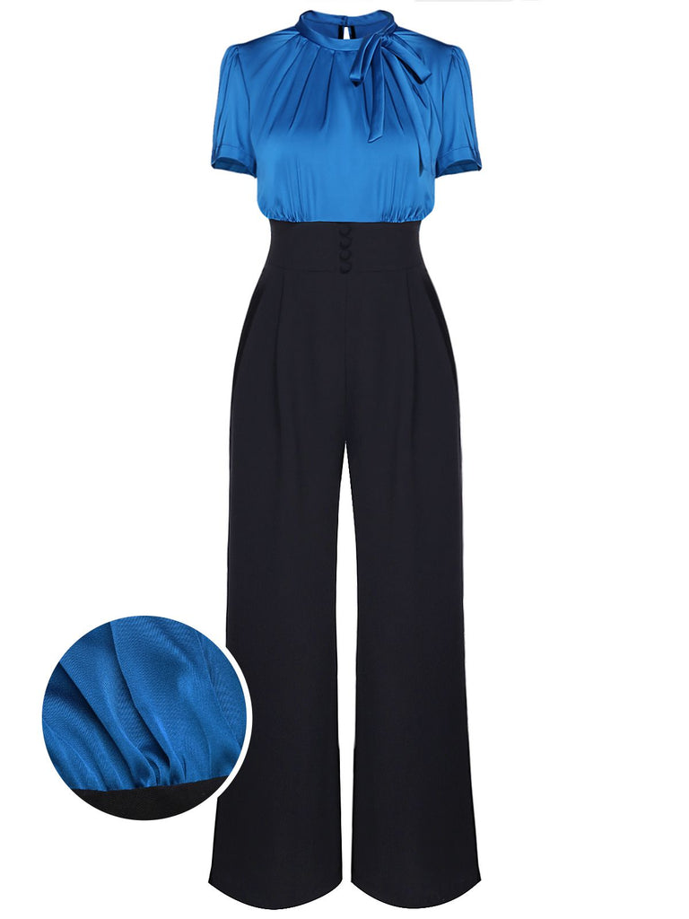 1930s Solid Laceup Jumpsuit | 1930s | vintage romper, retro jumpsuit