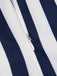 Blue 1930s Striped Ruffle Jumpsuit: timeless style reimagined