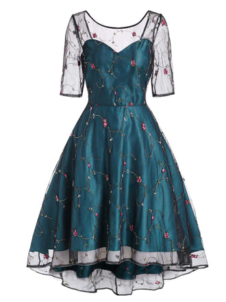 1950s Lace HiLo Swing Dress | 1950s | vintage dress, retro fashion