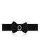 Bow Buckle Elastic Solid Vintage Belt - vintage fashion, retro style