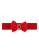Bow Buckle Elastic Solid Vintage Belt - vintage fashion, retro style