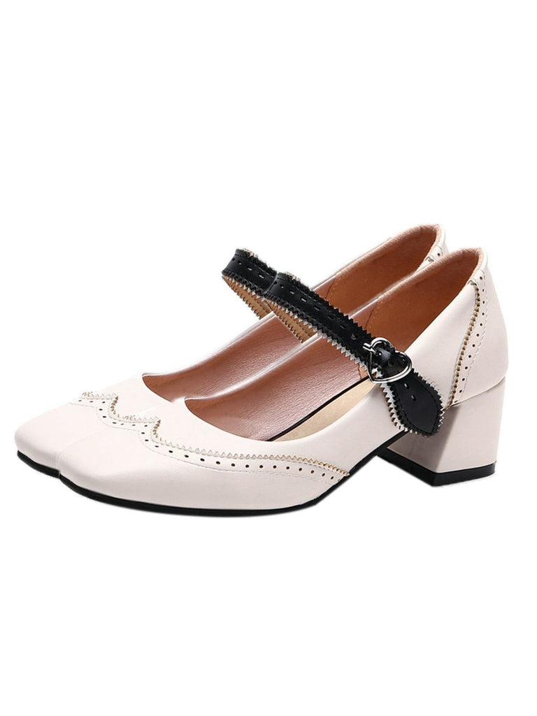 Chunky Heels Mary Jane Shoes: timeless style reimagined