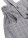 Gray 1950s Plaids Suspender Pants — vintage elegance for the modern woman