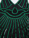 Green 1920s Sequin Flapper Gatsby Dress — vintage elegance for the modern woman