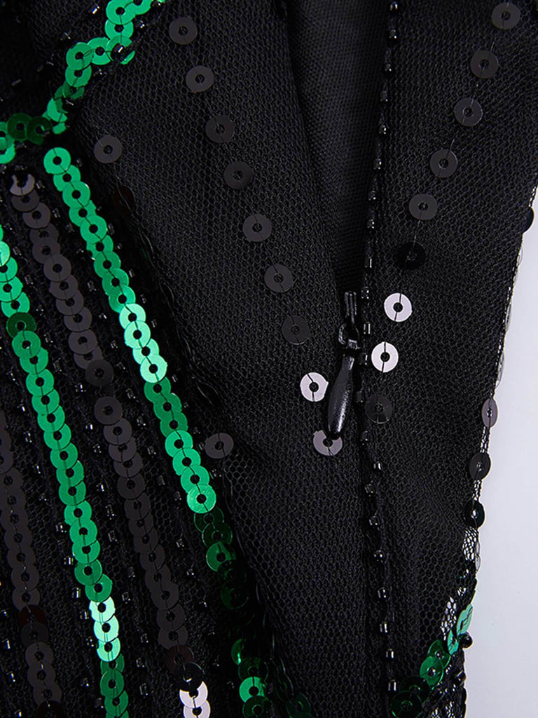 Green 1920s Sequin Flapper Gatsby Dress: timeless style reimagined