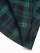 Green 1930s Plaid Turtleneck Fishtail Dress — vintage elegance for the modern woman