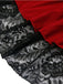Halloween Solid Lace Gothic Ruffle Skirt: timeless style reimagined