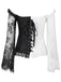 Halloween Steampunk Lace Patchwork Corset: timeless style reimagined