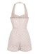 Light Pink 1950s Halter Romper & Polka Dots Skirt: timeless style reimagined