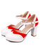 Mary Jane Patchwork High Heels Shoes — vintage elegance for the modern woman