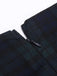 Navy 1960s Plaids Bodycon Dress, classic 1960s style elegant retro fashion - Image 5