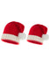 Red Solid Hairball Knitted Child Hat