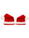 Red Solid Hairball Knitted Child Hat