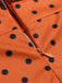Orange 1960s Illusion Bodycon Dress, classic 1960s style elegant retro fashion - Image 7