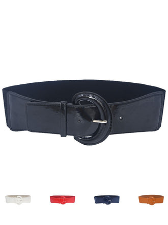 Patent Leather D-Ring Belts: timeless style reimagined