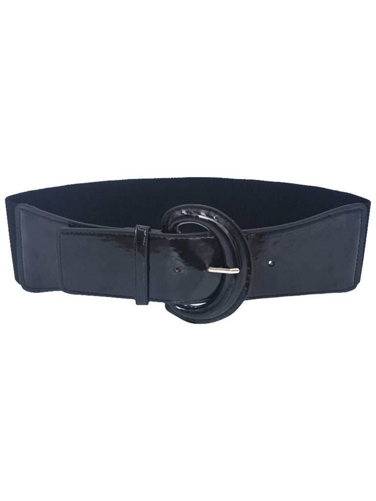 Patent Leather D-Ring Belts — vintage elegance for the modern woman