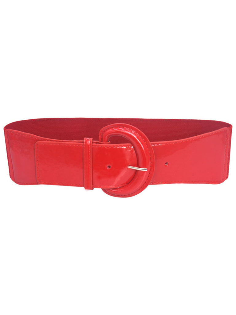 Patent Leather D-Ring Belts — vintage elegance for the modern woman