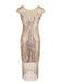 Pink 1920s Sequin Fringed Dress: timeless style reimagined