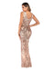 Pink 1920s Sequined Embellished Maxi Dress — vintage elegance for the modern woman