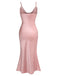Pink 1930s Halloween Blood Fishtail Dress, vintage dress, retro fashion - perfect for women who love vintage and retro fashion