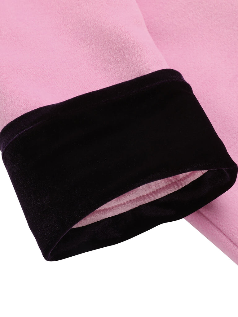 Pink 1930s Velvet Patchwork Button Coat — vintage elegance for the modern woman