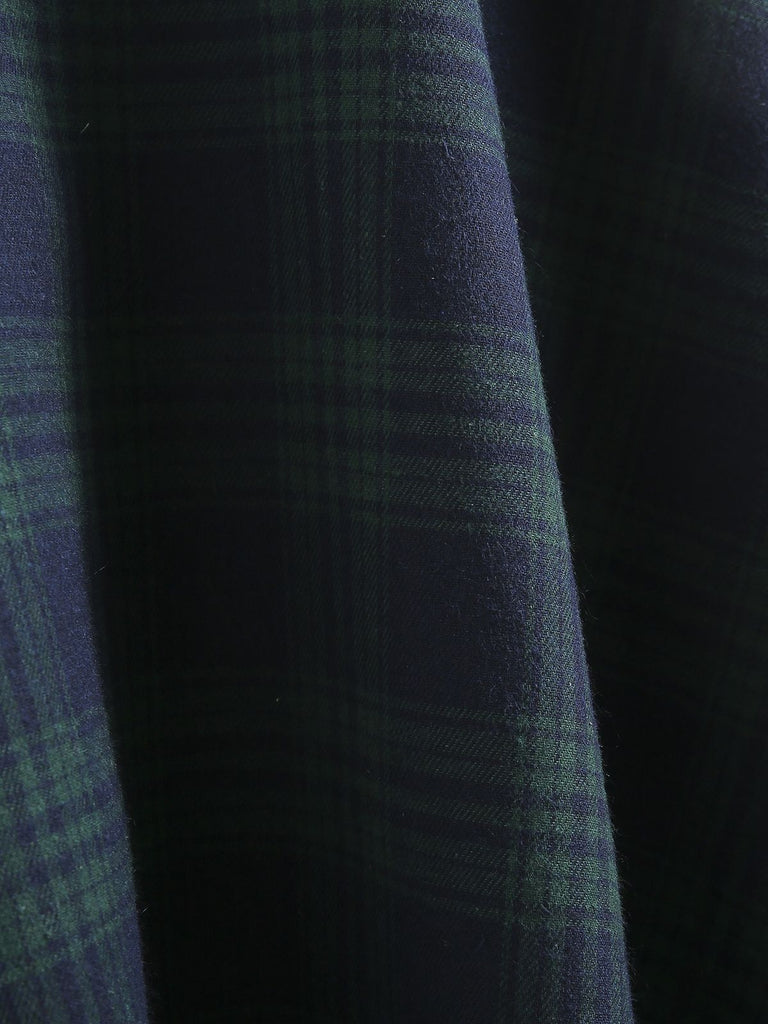 Plaids 1950s Buttoned Belted Swing Dress: timeless style reimagined