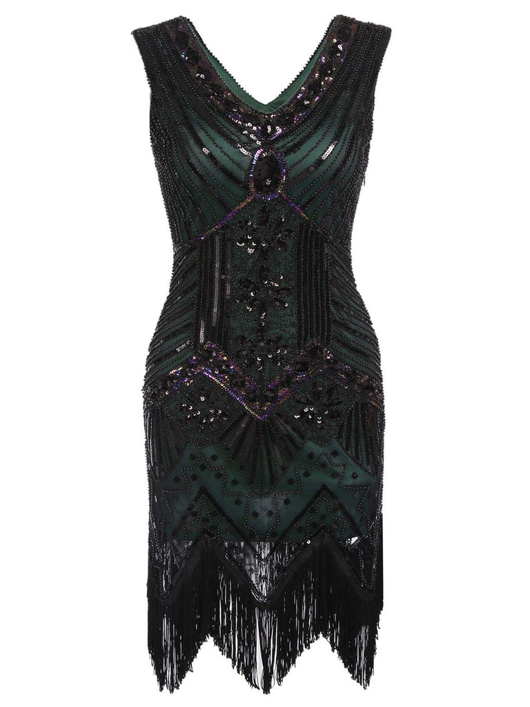 Plus Size 1920s Sequined Dress: timeless style reimagined