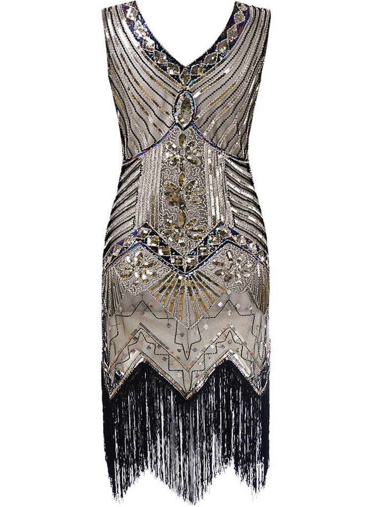 Plus Size 1920s Sequined Dress — vintage elegance for the modern woman