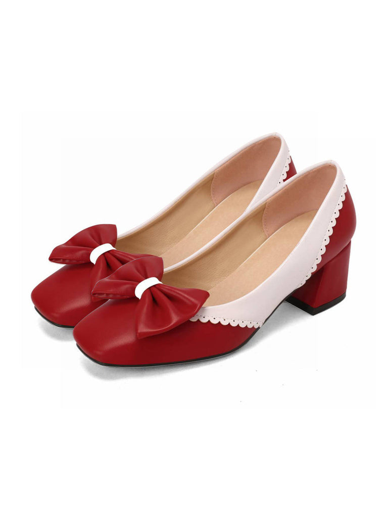 Retro Mary Jane High Heel Shoes