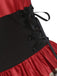 Red 1950s Strap Poker Costume Dress: timeless style reimagined