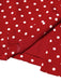 Red 1960s Dots V-Neck Pencil Dress — vintage elegance for the modern woman
