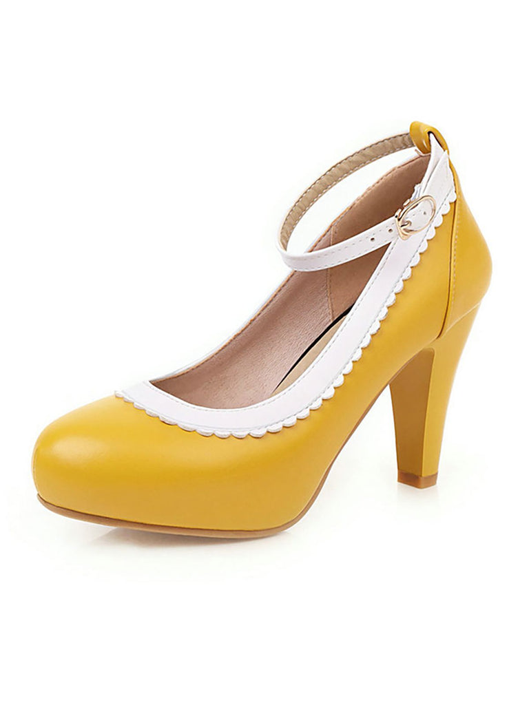 Retro Ankle Strap High Heels Shoes — vintage elegance for the modern woman