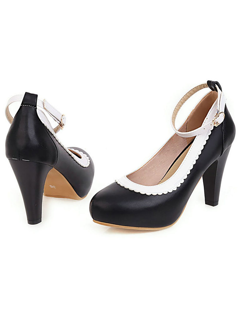 Retro Ankle Strap High Heels Shoes — vintage elegance for the modern woman