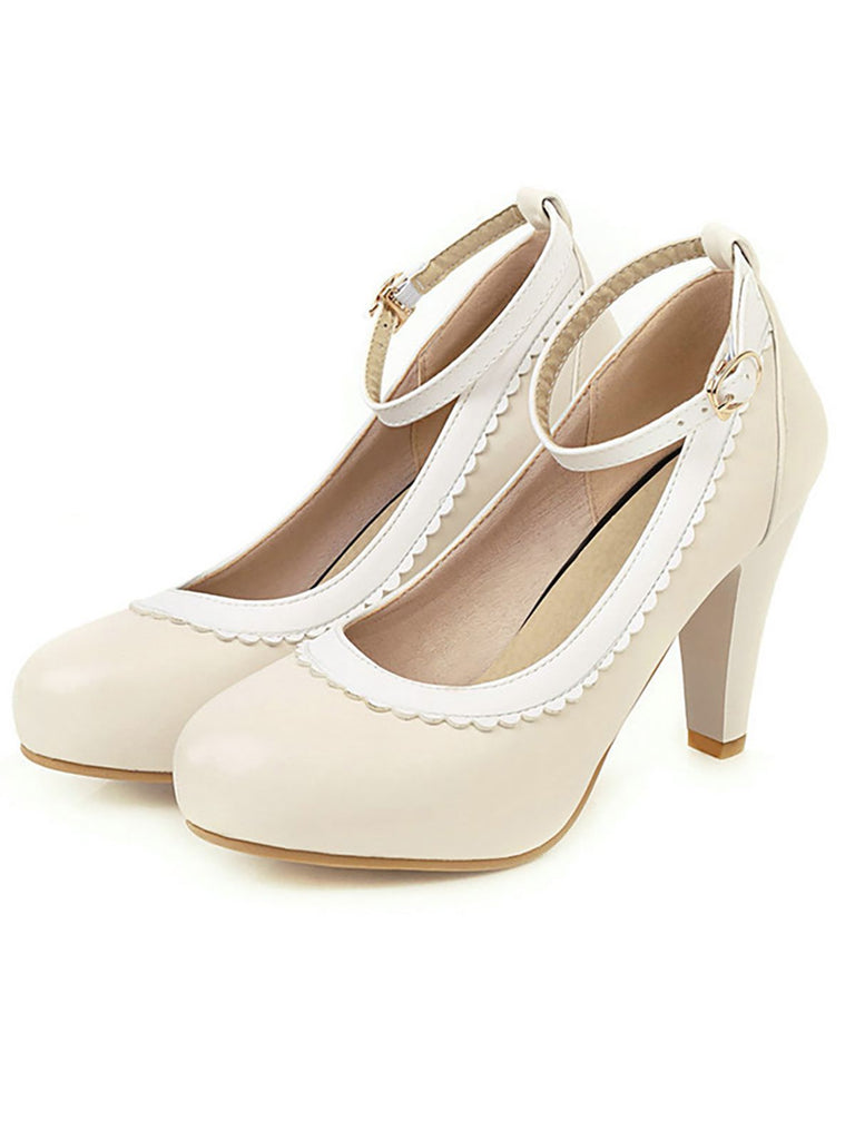 Retro Ankle Strap High Heels Shoes — vintage elegance for the modern woman