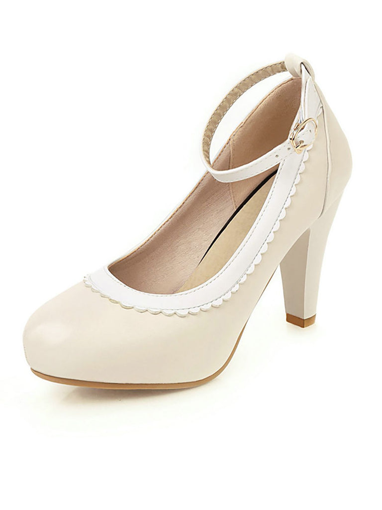 Retro Ankle Strap High Heels Shoes: timeless style reimagined
