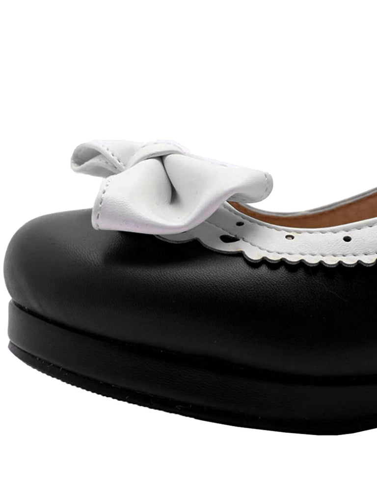 Retro Bow Non-slip High Heel Shoes, classic vintage style elegant retro fashion - Image 10