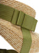 Retro Green Ribbon Raffia Sun Hat - vintage fashion, retro style