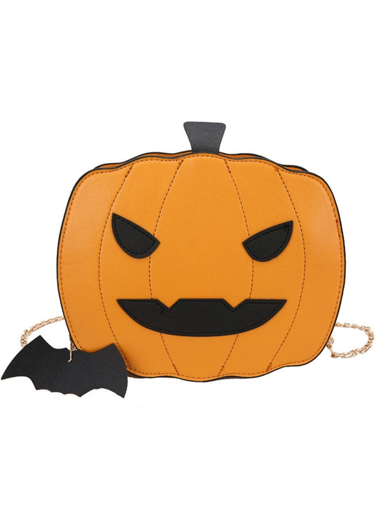 Retro Halloween Pumpkin Shoulder Bag - vintage fashion, retro style